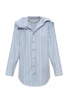 Y/project Long-sleeved Shirt In Blue