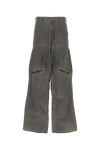 Y/project Y Project Dark Grey Nylon Blend Cargo Pant In Black