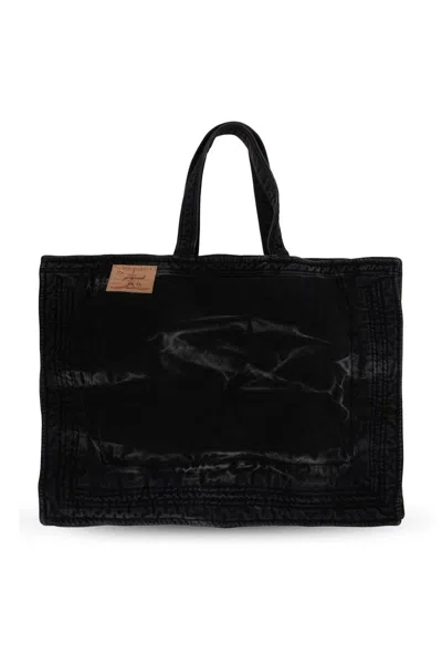 Y/project Maxi Wire Cabas Bag In Black