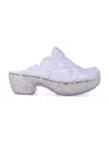 Y/project X Melissa 40mm Court Mules In White