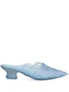 Y/project X Melissa 55mm Court Mules In Blue