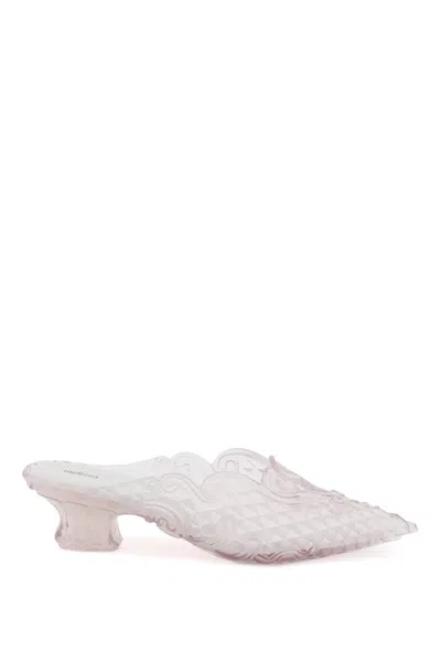 Y/project Y Project Melissa Mules In Scented Pvc Women In Bianco