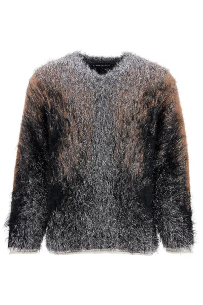 Y/PROJECT MEN'S OVERSIZED GRADIENT SWEATER