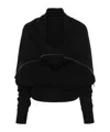 Y/project Merino-wool Sweater In Black