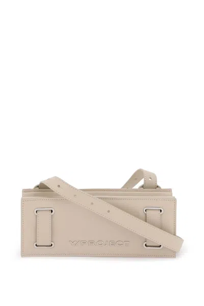 Y/project Y Project 'mini Accordion' Crossbody Bag Men In Cream