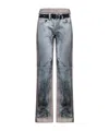 Y/project Jeans With Trompe L' In Gray