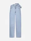 Y/project Wide-leg Jeans In Ice Blue