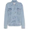 Y/project Women Evergreen Wire Denim Jacket In Blue