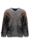 Y/project Oversized Gradient Sweater In Silver
