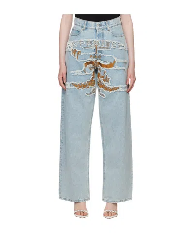 Y/project Paris' Best Denim Pants In Gray