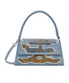 Y/project Paris' Best Metallic Shoulder Bag In Blue