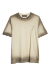 Y/PROJECT PINCHED LOGO COTTON T-SHIRT