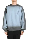 Y/project Pinched Logo T-shirt In Blue