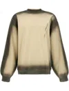 Y/project Pinched Logo Sweatshirt In Neutrals