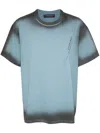 Y/project Pinched Logo T-shirt In 蓝色