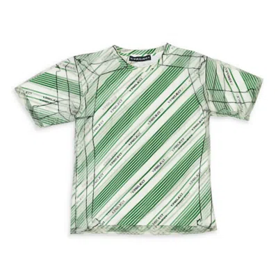 Y/project Printed Cover White Green T-shirt In Multi