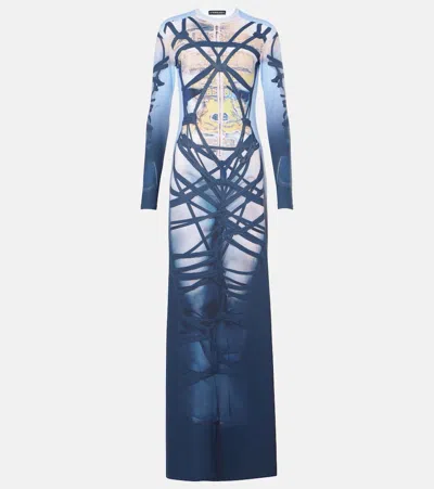 Y/PROJECT PRINTED MAXI DRESS