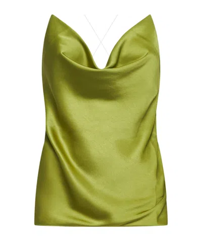 Y/PROJECT Y/PROJECT INVISIBLE-STRAP SATIN TOP