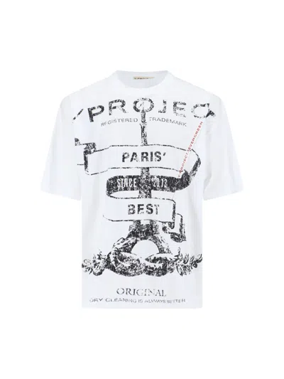 Y/PROJECT PRINTED T-SHIRT