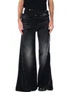 Y/project Reimagined Collapsed Waist Jeans For Men In Black