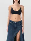 Y/project Black Invisible Strap Bralette In Blue