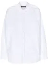 Y/project Scrunched Cotton Shirt In White