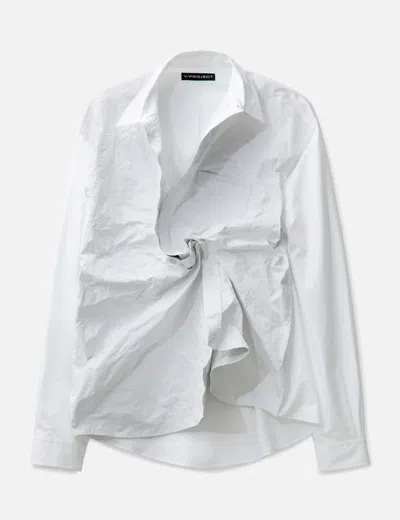 Y/project Scrunched Shirt In White