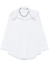Y/project Shirt Mini Dress In White