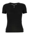 Y/project Black Stretch Jersey Y Chrome Baby Tee In Multi