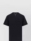 Y/project Baby T-shirt With Ribbed V Collar In Black