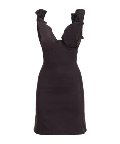 Y/project Sleeveless Mini Dress In Black