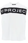 Y/project Y Project Sleeveless T-shirt With Women In Bianco
