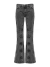 Y/project Evergreen Hook And Eye Slim Denim Jeans In Black