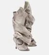 Y/project Snap Faux Leather Knee-high Boots In Grey
