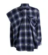 Y/PROJECT SNAP-OFF CHECK SHIRT