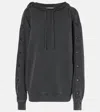 Y/project Snap Oversized Cotton Jersey Hoodie In Black