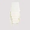 Y/project White Wash Cotton Bug Denim Skirt In Nude & Neutrals