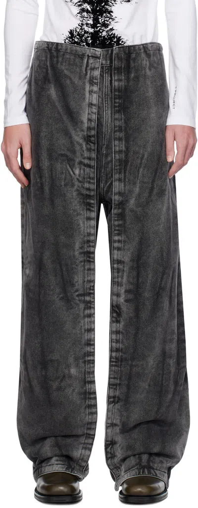 Y/PROJECT STITCHED JEANS