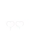 Y/project Super Long 'y' Heart-shaped Earrings In Pink