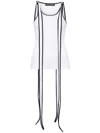 Y/project White Multi-scarf Tank Top In White