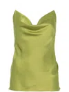 Y/project Evergreen Invisible Strap Satin Camisole In Evergreen Green