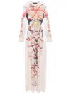 Y/project Trompe L'oeil-print Maxi Dress In Neutrals