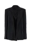 Y/project Y Project Charcoal Cupro Oversize Blazer