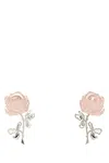 Y/project Y Project Women Two-tones Metal Earrings In Rose Gold
