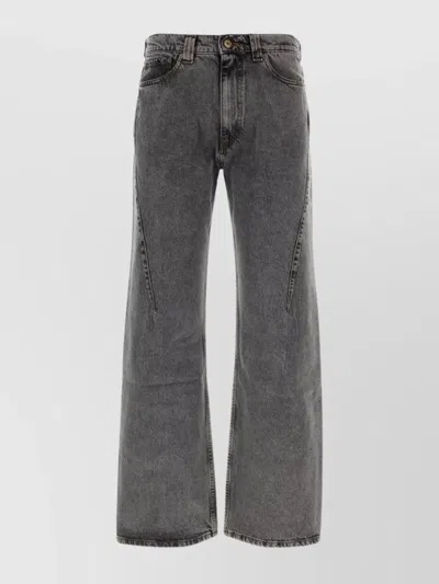 Y/project Evergreen Straight-leg Jeans In Grey