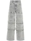 Y/PROJECT WIDE-LEG JEANS WITH PANELS