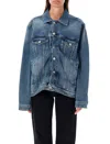 Y/project Evergreen Wire Jacke In Vintage Blue