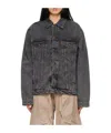 Y/project Black Wire Denim Jacket In Black