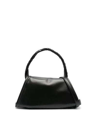 Y/PROJECT WIRE LEATHER HANDBAG