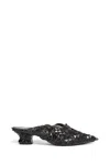 Y/project Black Melissa Edition Melissa Point Mules In Black